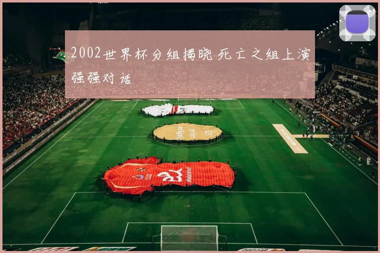 2002世界杯分组揭晓 死亡之组上演强强对话